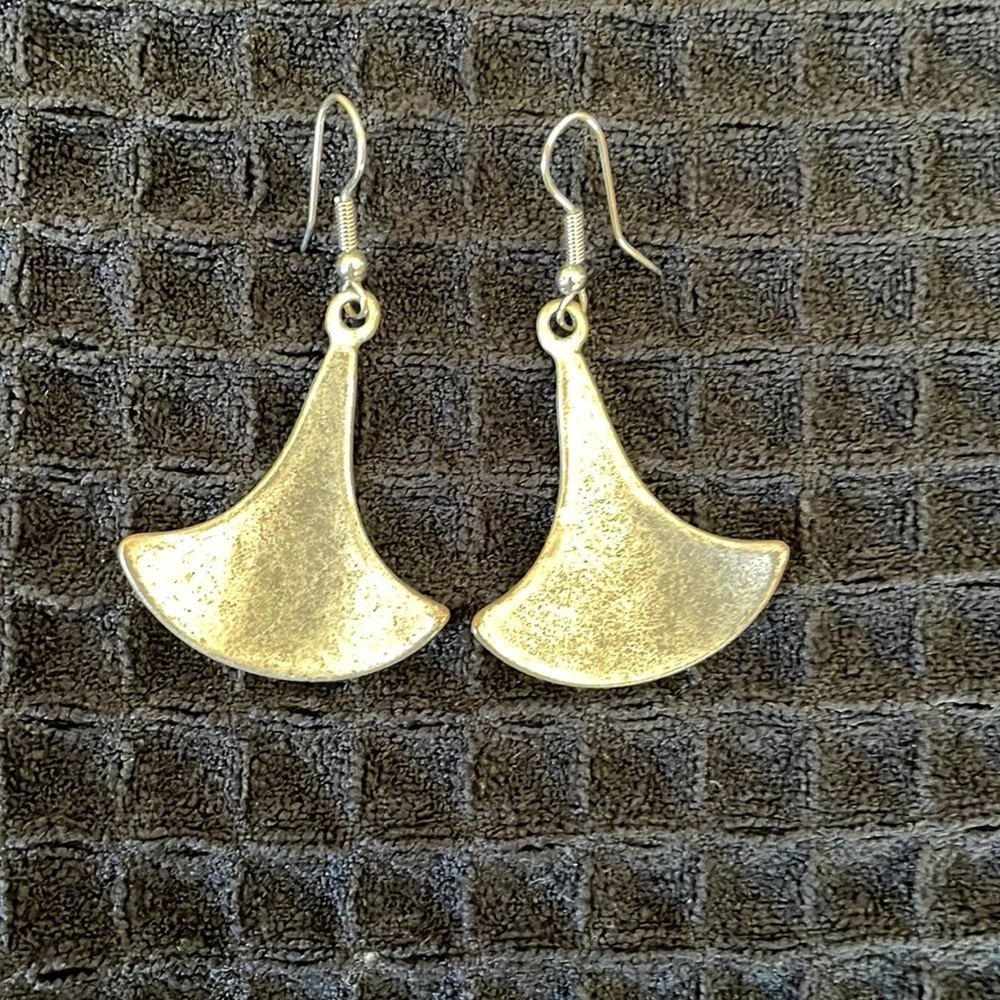 Artisan Pewter Earrings, 1 1/2”